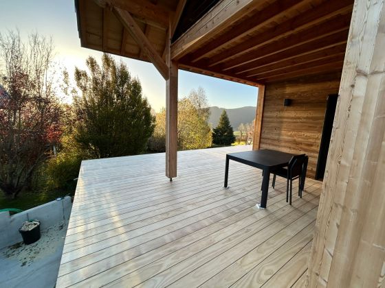 Terrasse en bois - Villard de Lans