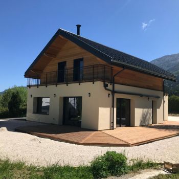 Maison ossature bois avec grande terrasse - Villard de Lans