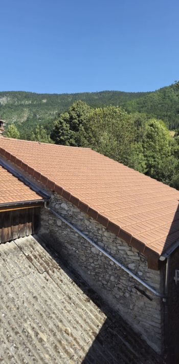 Rénovation couverture tuiles - Saint Martin en Vercors